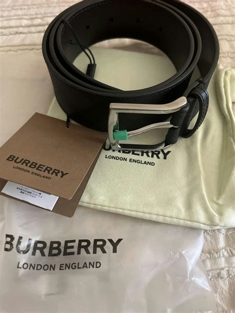 burberry black plaid belt|Men's Designer Belts .